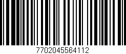 Código de barras (EAN, GTIN, SKU, ISBN): '7702045564112'