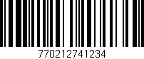 Código de barras (EAN, GTIN, SKU, ISBN): '770212741234'