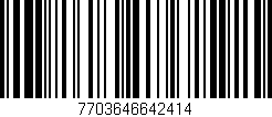 Código de barras (EAN, GTIN, SKU, ISBN): '7703646642414'