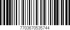 Código de barras (EAN, GTIN, SKU, ISBN): '7703670535744'
