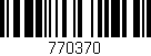 Código de barras (EAN, GTIN, SKU, ISBN): '770370'