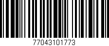 Código de barras (EAN, GTIN, SKU, ISBN): '77043101773'