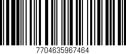 Código de barras (EAN, GTIN, SKU, ISBN): '7704635967464'