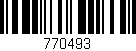 Código de barras (EAN, GTIN, SKU, ISBN): '770493'