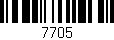 Código de barras (EAN, GTIN, SKU, ISBN): '7705'