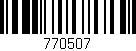 Código de barras (EAN, GTIN, SKU, ISBN): '770507'