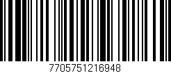 Código de barras (EAN, GTIN, SKU, ISBN): '7705751216948'