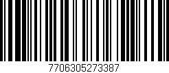 Código de barras (EAN, GTIN, SKU, ISBN): '7706305273387'
