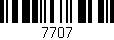 Código de barras (EAN, GTIN, SKU, ISBN): '7707'