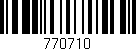 Código de barras (EAN, GTIN, SKU, ISBN): '770710'