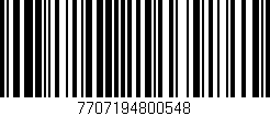 Código de barras (EAN, GTIN, SKU, ISBN): '7707194800548'