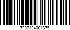 Código de barras (EAN, GTIN, SKU, ISBN): '7707194801675'