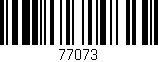 Código de barras (EAN, GTIN, SKU, ISBN): '77073'