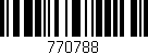 Código de barras (EAN, GTIN, SKU, ISBN): '770788'