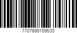 Código de barras (EAN, GTIN, SKU, ISBN): '7707899109533'