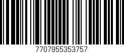 Código de barras (EAN, GTIN, SKU, ISBN): '7707955353757'