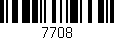 Código de barras (EAN, GTIN, SKU, ISBN): '7708'