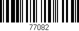 Código de barras (EAN, GTIN, SKU, ISBN): '77082'