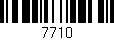 Código de barras (EAN, GTIN, SKU, ISBN): '7710'