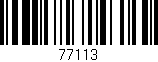 Código de barras (EAN, GTIN, SKU, ISBN): '77113'