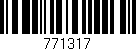 Código de barras (EAN, GTIN, SKU, ISBN): '771317'