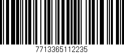 Código de barras (EAN, GTIN, SKU, ISBN): '7713365112235'
