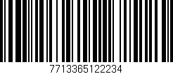 Código de barras (EAN, GTIN, SKU, ISBN): '7713365122234'