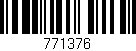 Código de barras (EAN, GTIN, SKU, ISBN): '771376'
