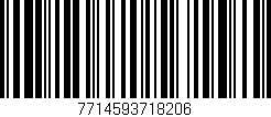 Código de barras (EAN, GTIN, SKU, ISBN): '7714593718206'