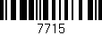 Código de barras (EAN, GTIN, SKU, ISBN): '7715'