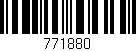 Código de barras (EAN, GTIN, SKU, ISBN): '771880'