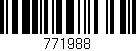 Código de barras (EAN, GTIN, SKU, ISBN): '771988'