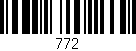 Código de barras (EAN, GTIN, SKU, ISBN): '772'