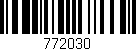 Código de barras (EAN, GTIN, SKU, ISBN): '772030'