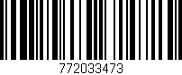 Código de barras (EAN, GTIN, SKU, ISBN): '772033473'
