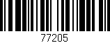 Código de barras (EAN, GTIN, SKU, ISBN): '77205'