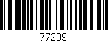 Código de barras (EAN, GTIN, SKU, ISBN): '77209'