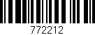Código de barras (EAN, GTIN, SKU, ISBN): '772212'