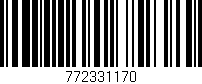 Código de barras (EAN, GTIN, SKU, ISBN): '772331170'