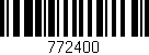 Código de barras (EAN, GTIN, SKU, ISBN): '772400'