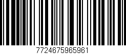 Código de barras (EAN, GTIN, SKU, ISBN): '7724675965961'