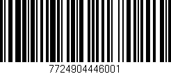 Código de barras (EAN, GTIN, SKU, ISBN): '7724904446001'
