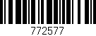 Código de barras (EAN, GTIN, SKU, ISBN): '772577'