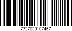 Código de barras (EAN, GTIN, SKU, ISBN): '7727839107467'