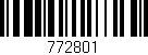 Código de barras (EAN, GTIN, SKU, ISBN): '772801'