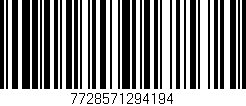 Código de barras (EAN, GTIN, SKU, ISBN): '7728571294194'