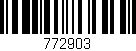 Código de barras (EAN, GTIN, SKU, ISBN): '772903'