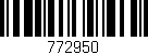 Código de barras (EAN, GTIN, SKU, ISBN): '772950'