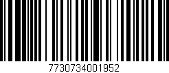 Código de barras (EAN, GTIN, SKU, ISBN): '7730734001952'