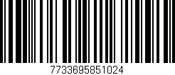 Código de barras (EAN, GTIN, SKU, ISBN): '7733695851024'